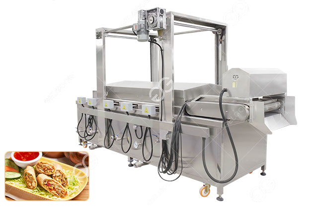 آلة القلي السبرينغ رول المجمدة بدرجة حرارة 150 درجة مئوية