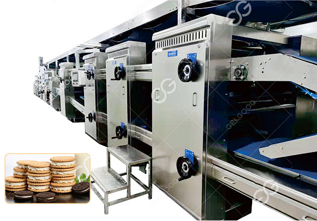 خط إنتاج بسكويت الساندوتش الأوتوماتيكي GG-BG800