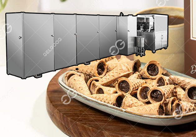 كيفية إنتاج مخروط الوافل Muddy Bites بسعة كبيرة